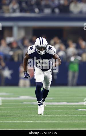 Dallas Cowboys wide receiver Michael Gallup (13) runs a pass route during  an NFL football game against the New York Giants on Thursday, November 24,  2022, in Arlington, Texas. (AP Photo/Matt Patterson