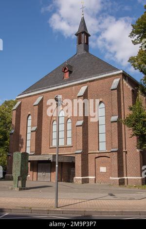 Aachen august 2022: St Barbara. The community is located in Rothe Erde, a district in the east of Aachen, which has belonged to the city of Aachen sin Stock Photo