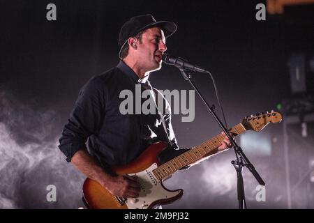 Phantogram - Sarah Barthel and Josh Carter perform in concert at Madison Square Garden in New York Stock Photo