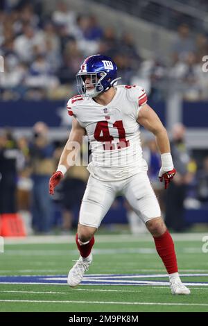 January 1, 2023, East Rutherford, New Jersey, USA: New York Giants  linebacker Micah McFadden (41) during a NFL game against Indianapolis Colts  in East Rutherford, New Jersey. Duncan Williams/CSM/Sipa USA(Credit Image: ©