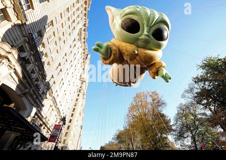 Baby Yoda Balloon in the Macy`s Thanksgiving Day Parade in New York City  Editorial Photography - Image of parade, baby: 244706257