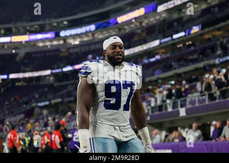 Dallas Cowboys defensive tackle Osa Odighizuwa (97) leaves the