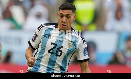 Nahuel Molina 26 Argentina National Team 2022-23 Qatar World Cup Away -  Praise To Heaven