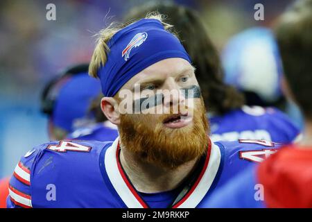 Buffalo Bills linebacker Tyler Matakevich (44) following an NFL football  game against the Cleveland Browns, Sunday, Nov. 20, 2022, in Detroit. (AP  Photo/Duane Burleson Stock Photo - Alamy