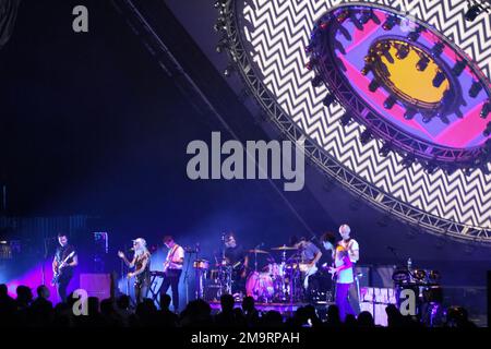 Paramore in concert from Radio City Music Hall in New York Stock Photo