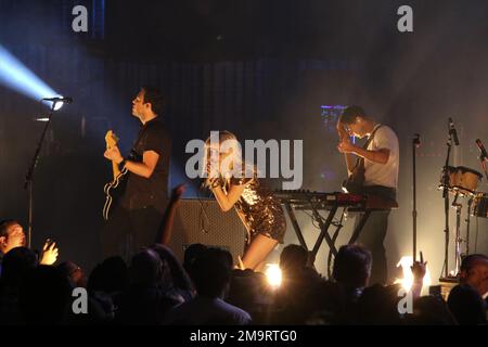 Paramore in concert from Radio City Music Hall in New York Stock Photo