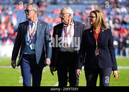 Denver Broncos owner Rob Walton looks on before a preseason NFL football  game against the Los Angeles Rams Saturday, Aug. 26, 2023, in Denver. (AP  Photo/Jack Dempsey Stock Photo - Alamy