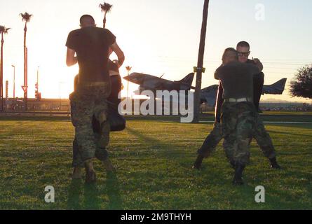 030926-M-9248U-002. Base: Marine Corps Air Station, Yuma State: Arizona (AZ) Country: United States Of America (USA) Scene Major Command Shown: H&HS Stock Photo