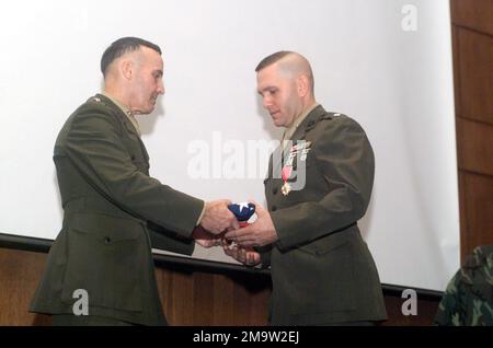 US Marine Corps Lieutenant Colonel (LTC), John H. O'Hey, 3rd Battalion ...