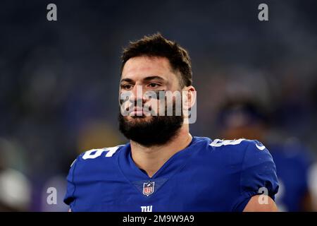 New York Giants fullback Chris Myarick (85) is seen during an NFL football  game against the Dallas Cowboys, Thursday, Nov. 24, 2022, in Arlington,  Texas. Dallas won 28-20. (AP Photo/Brandon Wade Stock Photo - Alamy