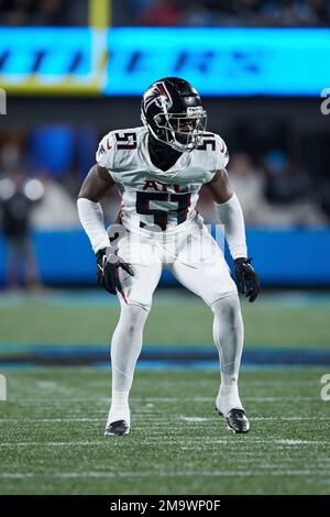 CINCINNATI, OH - OCTOBER 23: Atlanta Falcons linebacker DeAngelo Malone  (51) walks off the field after the game against the Atlanta Falcons and the  Cincinnati Bengals on October 23, 2022, at Paycor