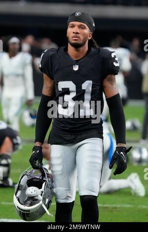 Las Vegas Raiders linebacker Luke Masterson (59) against the Indianapolis  Colts during the first half of an NFL football game, Sunday, Nov 13, 2022,  in Las Vegas. (AP Photo/Rick Scuteri Stock Photo - Alamy