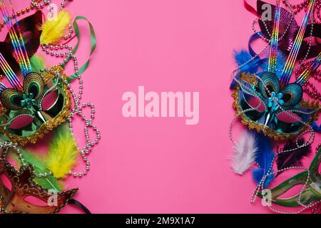 Mardi Gras Feather Background Stock Photo - Alamy