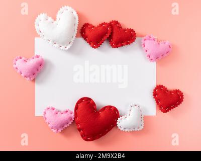 Card for valentine's day Stock Photo