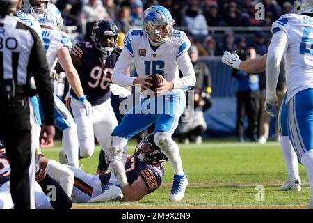 Chicago Bears linebacker Jack Sanborn (57) runs after the ball during an  NFL preseason football game against the Cleveland Browns, Saturday Aug. 27,  2022, in Cleveland. (AP Photo/Kirk Irwin Stock Photo - Alamy