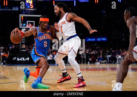 Thunder guard Shai Gilgeous-Alexander out against New York Knicks