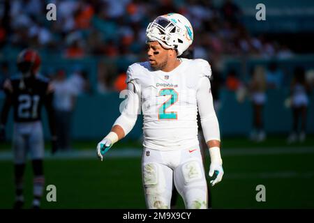 Miami Dolphins linebacker Bradley Chubb (2) stretches during during a team  scrimmage at Hard Rock Stadium, Saturday, Aug. 5, 2023, in Miami Gardens,  Fla. (AP Photo/Lynne Sladky Stock Photo - Alamy