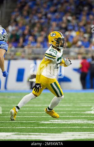 Green Bay Packers cornerback Jaire Alexander (23) during an NFL football  game Sunday, Jan. 1, 2023, in Green Bay, Wis. (AP Photo/Mike Roemer Stock  Photo - Alamy