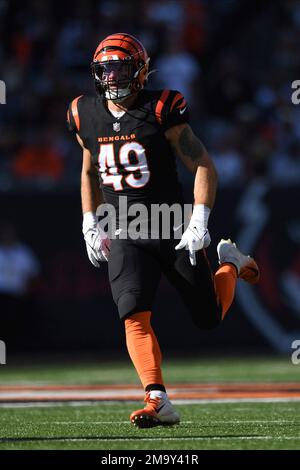 Cincinnati Bengals safety Vonn Bell (24) runs for the play during an NFL  football game against the Pittsburgh Steelers, Sunday, Nov. 28, 2021, in  Cincinnati. (AP Photo/Emilee Chinn Stock Photo - Alamy