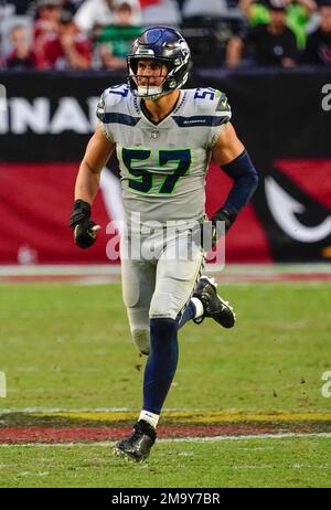 Seattle Seahawks' Cody Barton (57) during the first half of an NFL