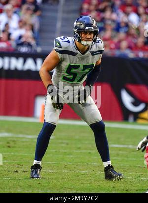 Seattle Seahawks' Cody Barton (57) during the first half of an NFL