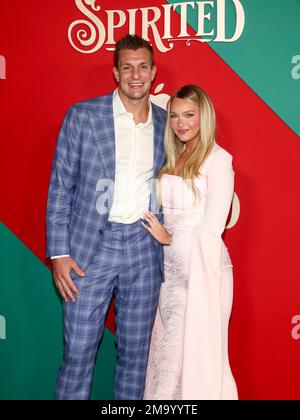 Rob Gronkowski and Camille Kostek attend the Times Square New Year's Eve  2020 Celebration on December 31, 2019 in New York City Stock Photo - Alamy