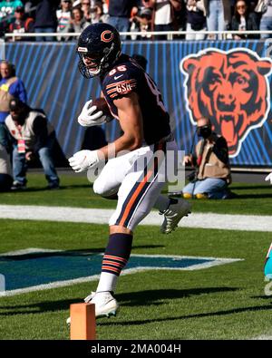 Chicago Bears Tight End Cole Kmet (85) During An NFL Preseason Football ...