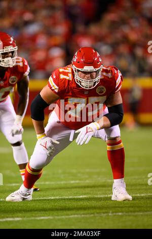 FILE - Kansas City Chiefs guard Andrew Wylie (77) plays against