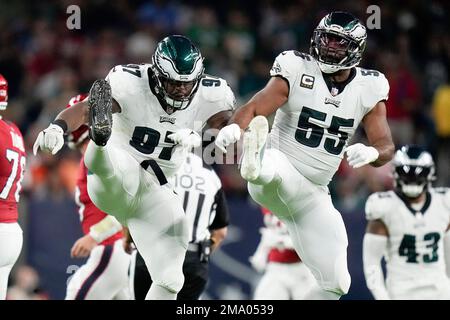 Philadelphia Eagles defensive end Brandon Graham (55) in the second half of  an NFL football game against the Detroit Lions in Detroit, Sunday, Sept.  11, 2022. (AP Photo/Duane Burleson Stock Photo - Alamy