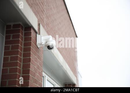 security camera surveillance cctv technology future Stock Photo