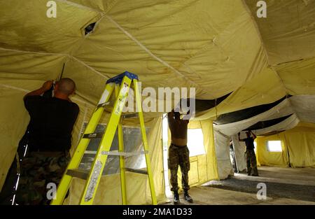 Members of the 820th Red Horse Squadron, Nellis Air Force Base, Nevada ...