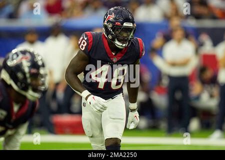 Houston Texans safety Jonathan Owens before an NFL football game against  the Washington Commanders, Sunday, Nov. 20, 2022, in Houston. (AP  Photo/Eric Christian Smith Stock Photo - Alamy