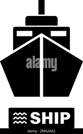 cargo ship icon Stock Vector Image & Art - Alamy