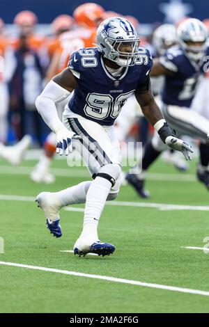 September 30, 2018: Dallas Cowboys defensive end Demarcus Lawrence #90  during an NFL football game between the Detroit Lions and the Dallas Cowboys  at AT&T Stadium in Arlington, TX Dallas defeated Detroit