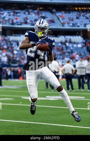 Dallas Cowboys safety Israel Mukuamu (24) in action during an NFL football  game against the Washington Commanders, Sunday, Oct. 2, 2022, in Arlington.  (AP Photo/Tyler Kaufman Stock Photo - Alamy