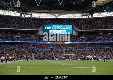 Wembley Stadium on X: A record NFL attendance inside Wembley