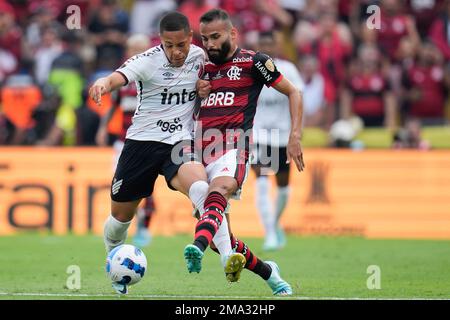 Vitor Roque of Brazil's Athletico Paranaense heads the ball during a Copa  Libertadores Group G soccer match against Peru's Alianza Lima at Alejandro  Villanueva stadium, in Lima, Peru, Tuesday, April 4, 2023. (