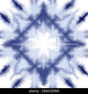 Shibori tie dye pattern vector background Stock Vector