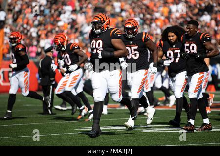 Cincinnati Bengals defensive tackle BJ Hill (92) during an NFL football game  against the New Orleans Saints, Sunday, Oct. 16, 2022, in New Orleans. (AP  Photo/Tyler Kaufman Stock Photo - Alamy