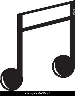 musical notes icon. vector illustration symbol design Stock Vector