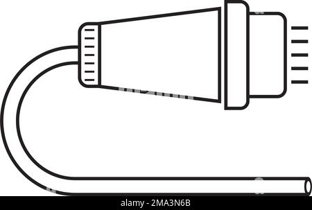fiber optic cable icon. vector illustration symbol design Stock Vector
