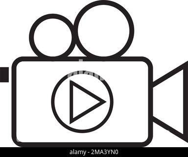 cinema or movie icon. vector illustration symbol design. Stock Vector