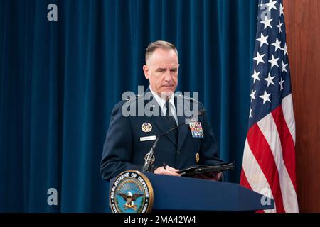 Pentagon spokesman U.S. Air Force Brig. Gen. Patrick Ryder speaks ...