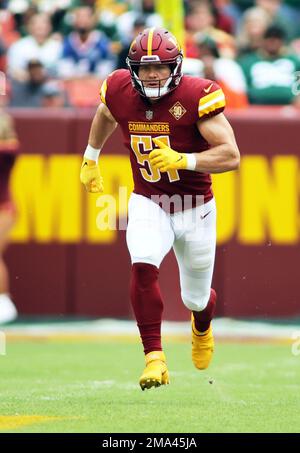 Washington Commanders cornerback Rachad Wildgoose (37) runs during an NFL  football game against the Green Bay Packers, Sunday, October 23, 2022 in  Landover. (AP Photo/Daniel Kucin Jr Stock Photo - Alamy