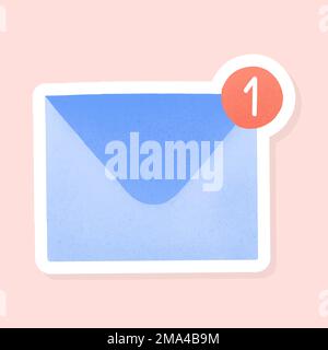 Social media inbox icon social ads template vector Stock Vector