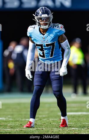 Tennessee Titans defensive back Amani Hooker plays during an NFL football  training camp scrimmage in Nissan Stadium Saturday, Aug. 3, 2019, in  Nashville, Tenn. (AP Photo/Mark Humphrey Stock Photo - Alamy