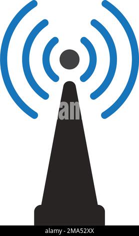 Non-ionizing radiation icon vector illustration symbol design. Stock Vector