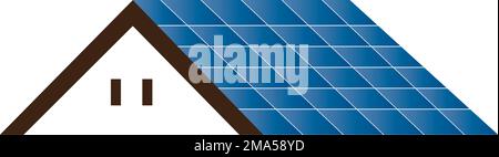 solar power vector icon. illustration logo template Stock Vector