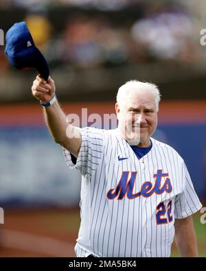 Ray Knight of the New York Mets bats during a Major League