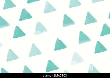 Green triangle shaped seamless pattern  wallpaper vector Stock Vector